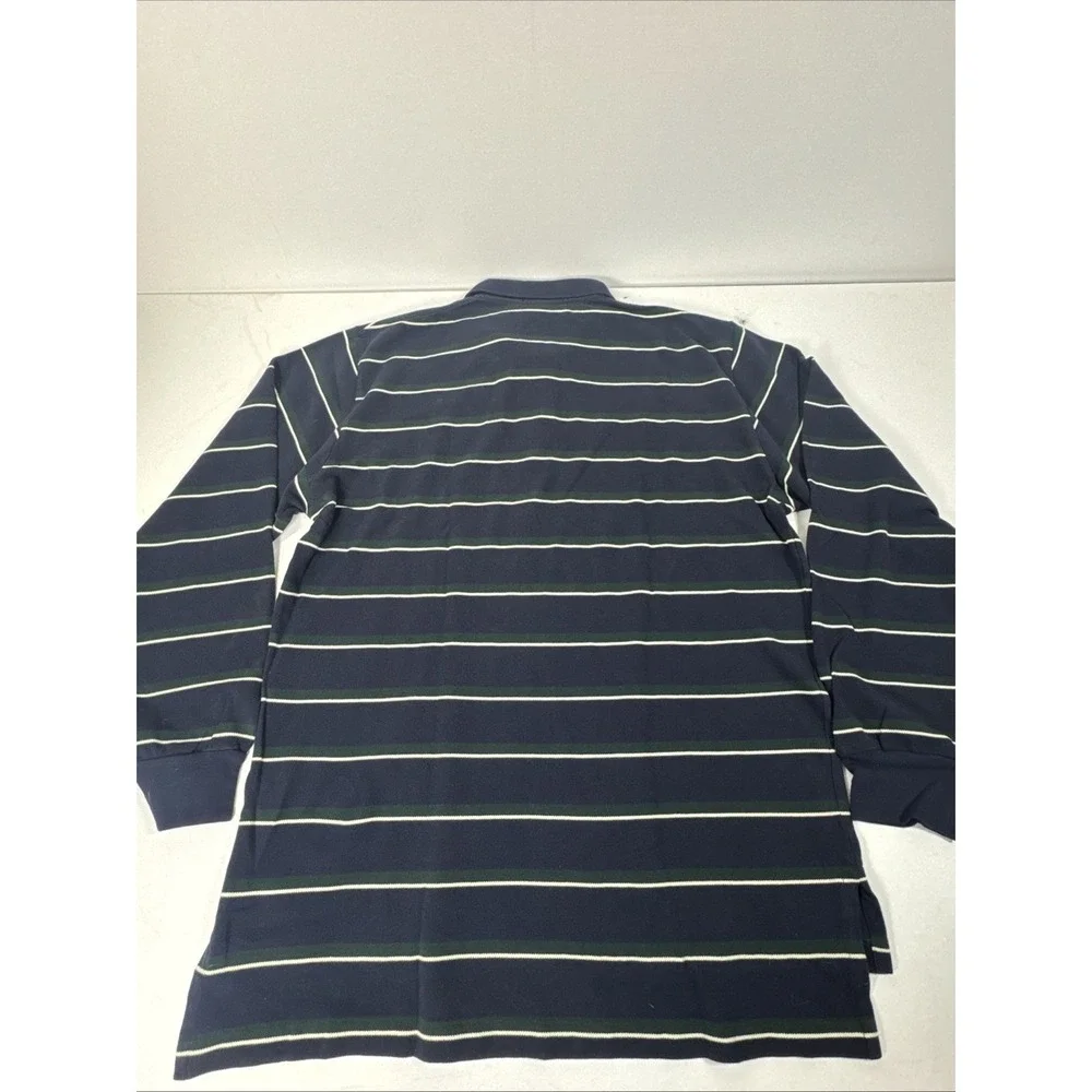 Polo by Ralph Lauren Polo Shirt Long Sleeve Striped Vintage NWT Size XL